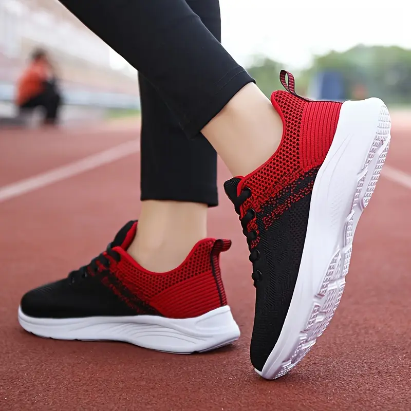 Women s Breathable Mesh Sneakers Casual Lace Outdoor Shoes details 4