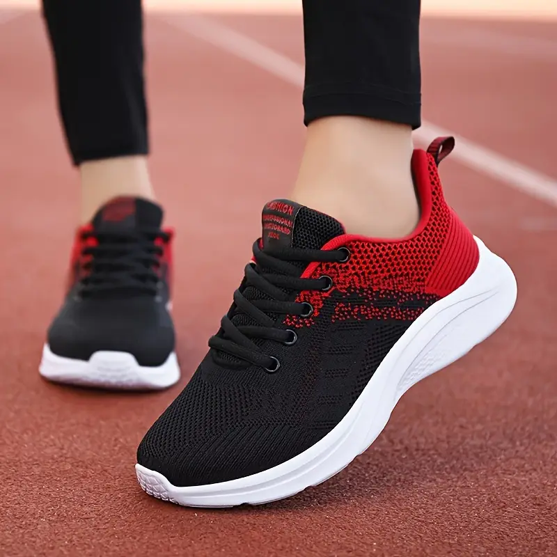 Women s Breathable Mesh Sneakers Casual Lace Outdoor Shoes details 7